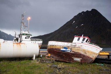 terkedilmiş gemi Lofoten Adaları, Norveç