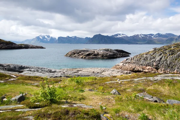 Fiordy i góry w Norwegii — Zdjęcie stockowe