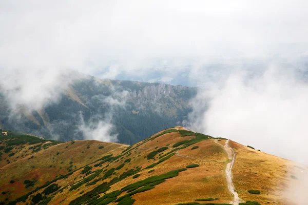 Climbing Volovec at Tatra mountains — Stock Photo, Image