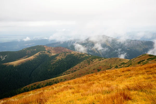 View from Volovec at Tatra mountains — Stock Photo, Image