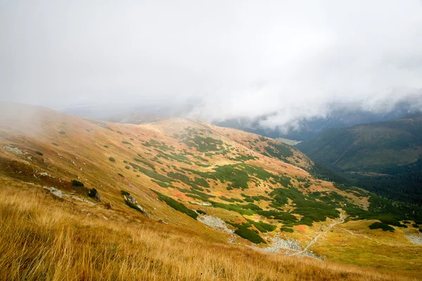 View from Volovec at Tatra mountains — Stock Photo, Image