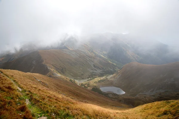 Vista desde Volovec en las montañas de Tatra — Foto de Stock