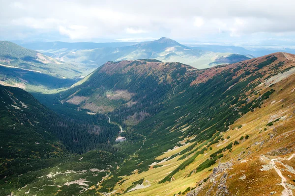View from Ostry Rohac peak at Tatras — Stock Photo, Image