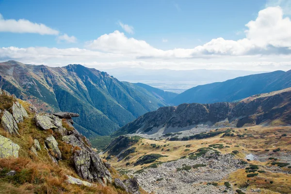 Uitzicht vanaf de Ostry Rohac piek — Stockfoto