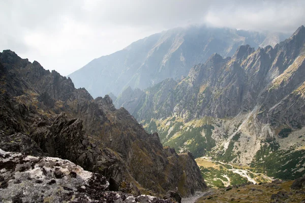 Mountain view at Lomnicke sedlo — Stock Photo, Image