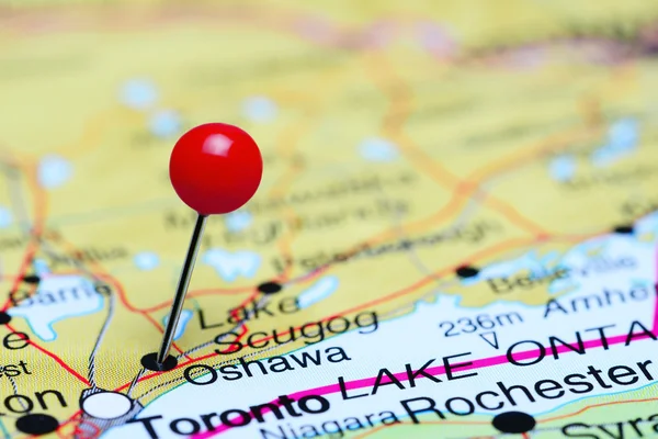 Kanada bir harita üzerinde pinned Oshawa
