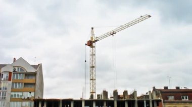 Büyük kule vinç Timelapse