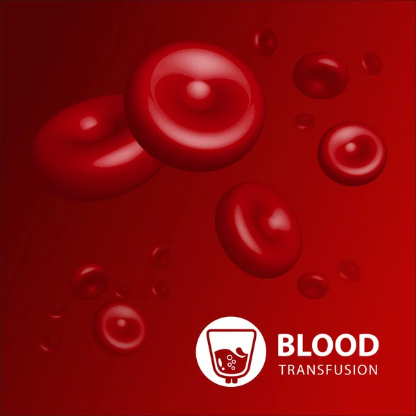 Bloodtransfusion — Stock Vector