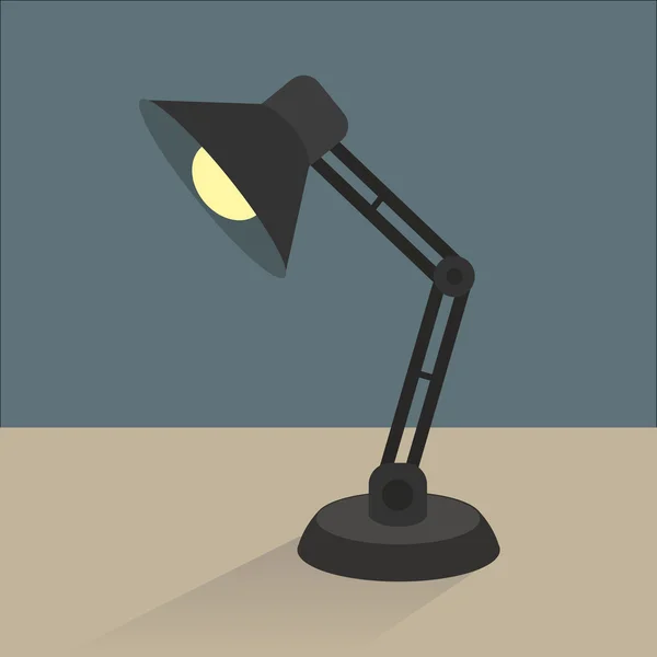 Lampvector — Vetor de Stock