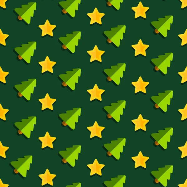 Startreechristmasvectorgreen — Vector de stock