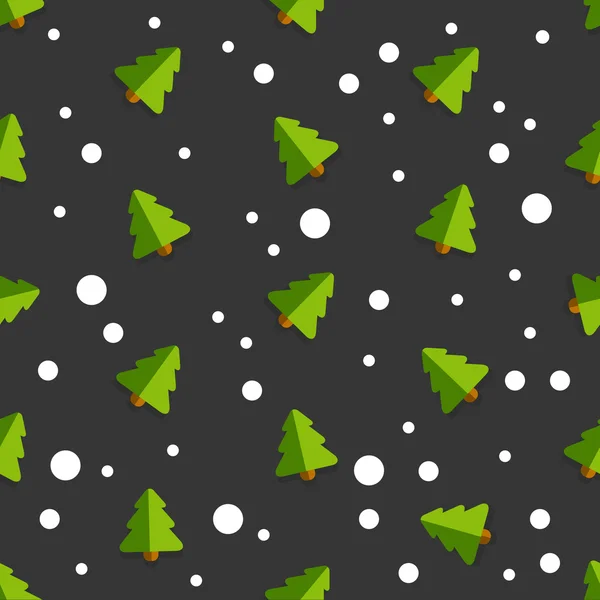 Treechristmasvectorpattern01 — Stock vektor