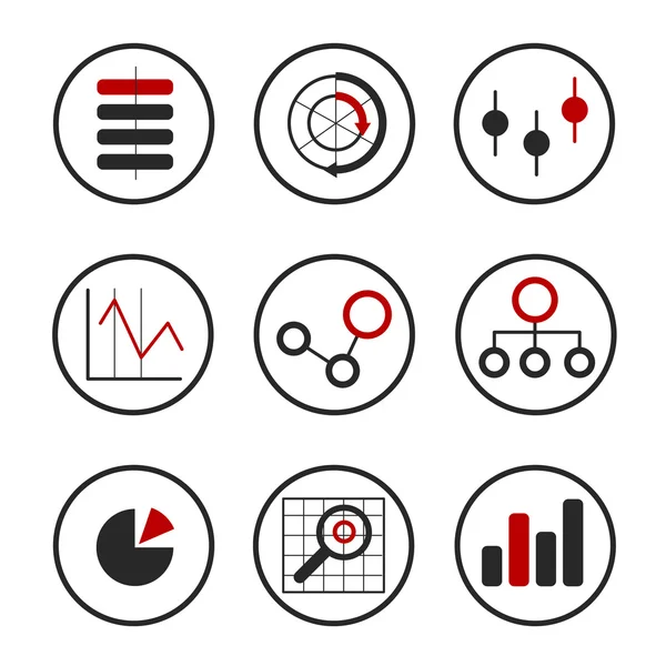 Bigdataiconscollectionset06 — Stockvector