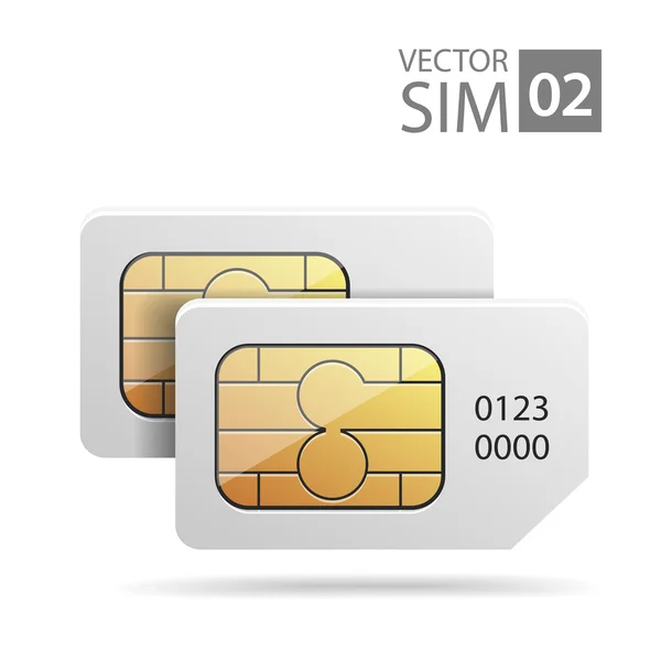 Simcardvectorimage02 — ストックベクタ