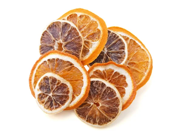 Getrocknete Orangen Und Zitronenscheiben — Stockfoto