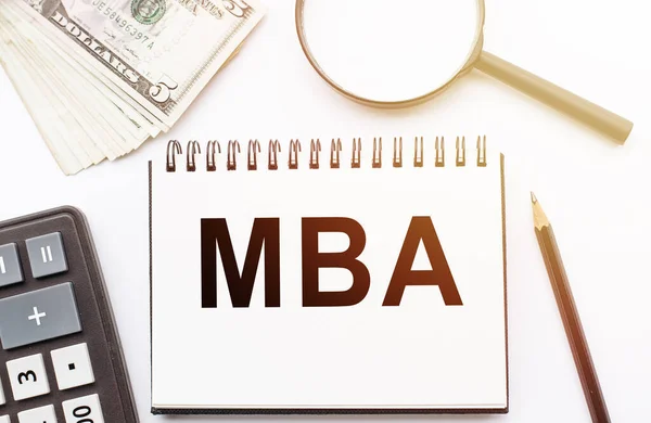 Word Writing Text Mba Business Concept Master Business Administration — Stock Photo, Image