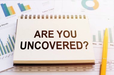 Finansal tablolara ve sarı kalemli grafiklere not defterine....