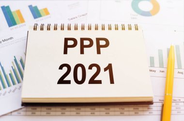 PPP 2021 - maaş çeki koruma programı, finansal tablolara ve sarı kalemli grafiklere yazıldı.