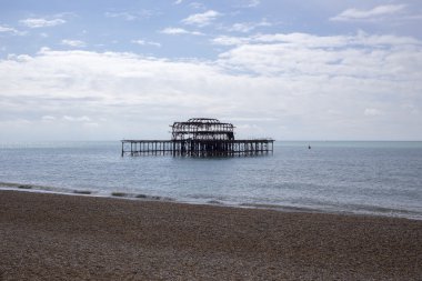 Eski Brightion Pier - Brighton, İngiltere