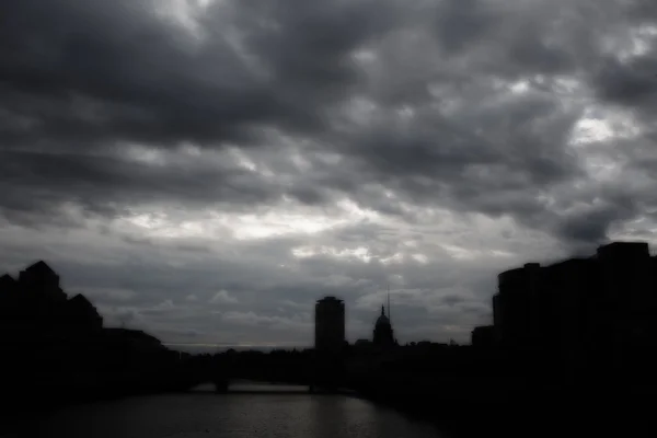 Ciudad de Dublín Skyline — Foto de Stock