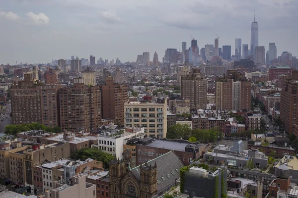 De skyline van Manhattan, new york city — Stockfoto