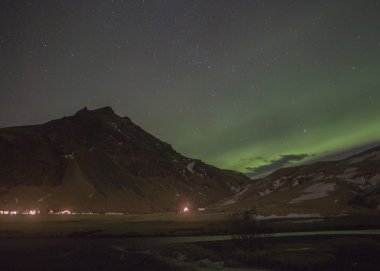 Aurora Borealis, Iceland clipart