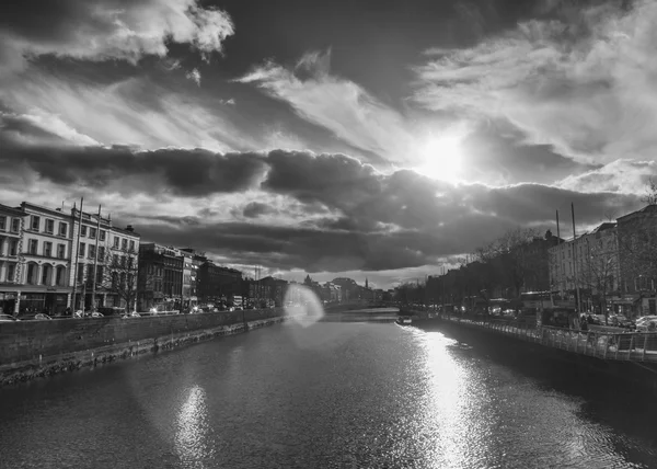 Skyline van Dublin — Stockfoto