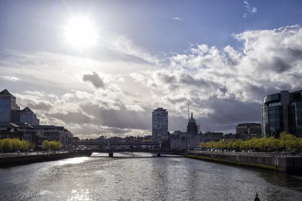 Panoramę miasta Dublin — Zdjęcie stockowe