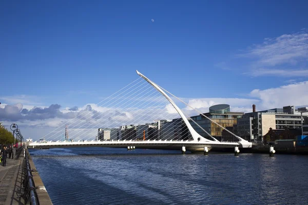 Puente Samuel Beckett, Dublín Fotos de stock libres de derechos