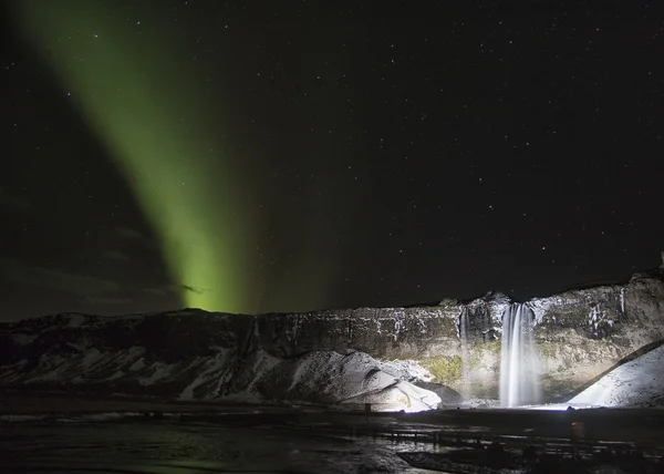 Aurora Borealis, Ισλανδία — Φωτογραφία Αρχείου