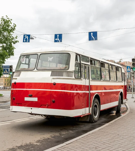 Zeldzame oude openbare Transport-/ bedrijfswagens Stockfoto
