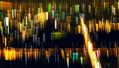 şehir ışıkları defocussed. doku.