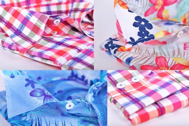 Birçok uzun kollu gömlekle