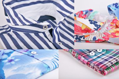 Birçok uzun kollu gömlekle