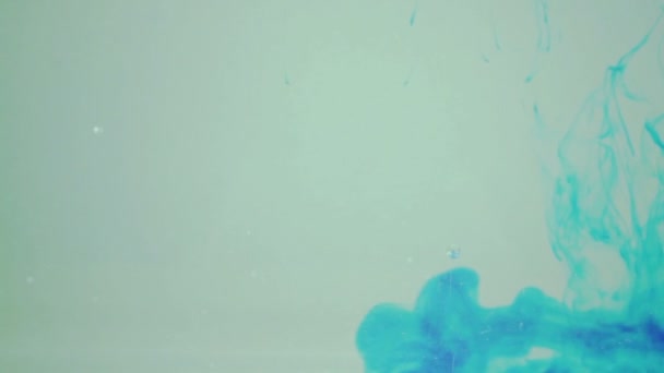Vídeo abstracto tinta en el agua . — Vídeo de stock