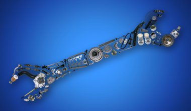 İngiliz anahtarı maddelerinde oto yedek parça