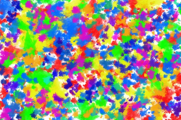 Painted abstract background with lots of flowers — Stock Photo, Image