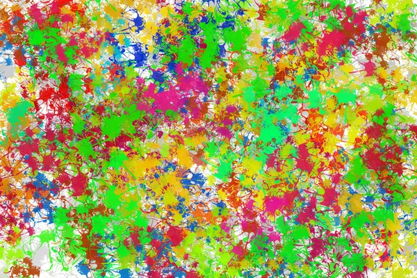 Painted abstract background with lots of flowers — Stock Photo, Image