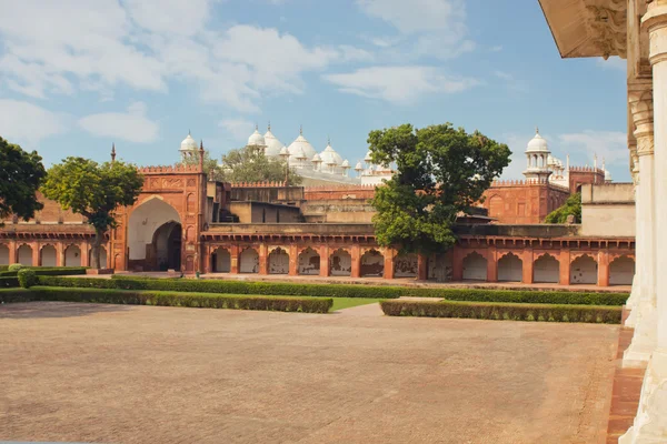 Red Fort světového dědictví Unesco — Stock fotografie