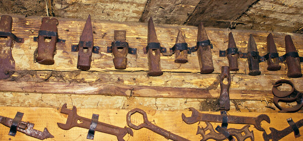 Vintage Tools Hanging