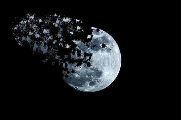 Měsíc prostor — Stock fotografie