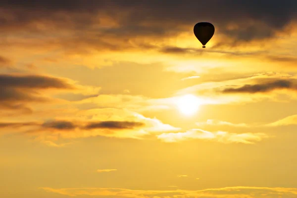 Balon siluet — Stok fotoğraf