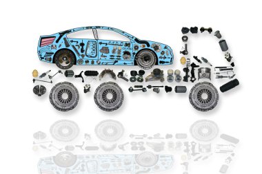 kamyon arabayı teslim eder.