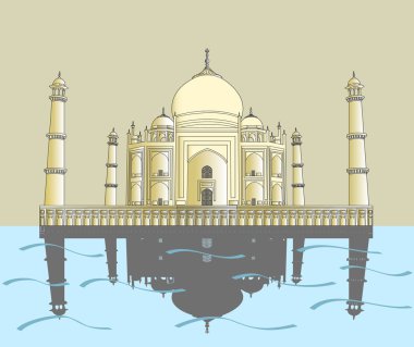 Taj Mahal. Hint Sarayı