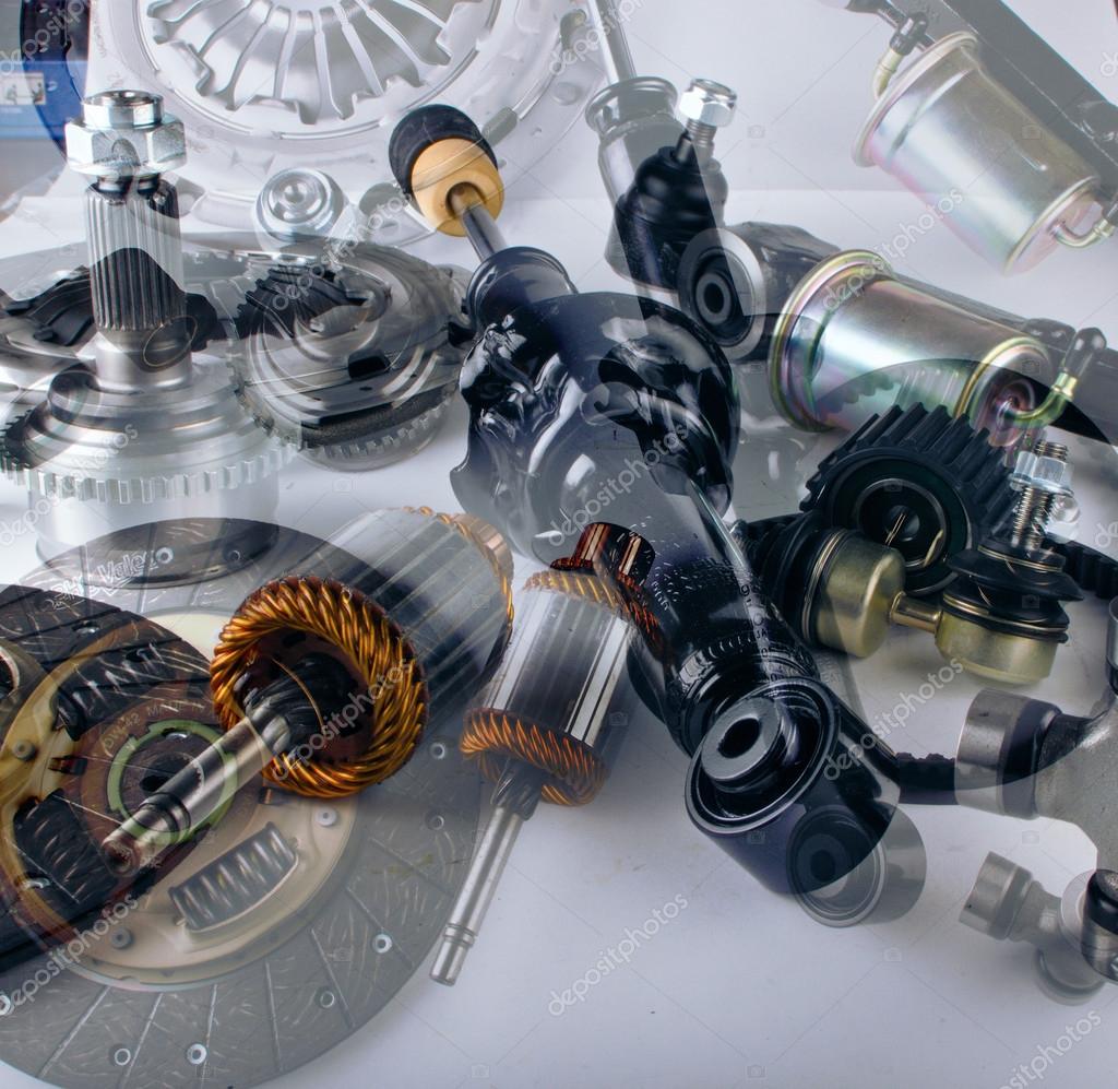 New car parts — Stock Photo © Dezay 74625295