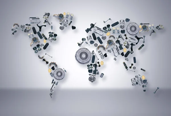 Dünya Haritası Dükkanı otomatik satış sonrası için yedek parçalar