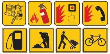 Endüstriyel vektör işaretleri