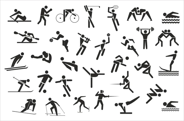 Set of sport icons — Stock Vector