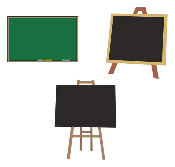 Blank writing boards — Stock Vector