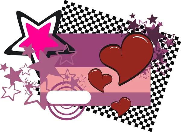Sticker coeur de Saint-Valentin copyspace3 — Image vectorielle