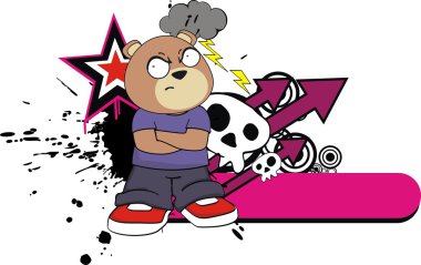 çocuk oyuncak ayı çizgi film huysuz